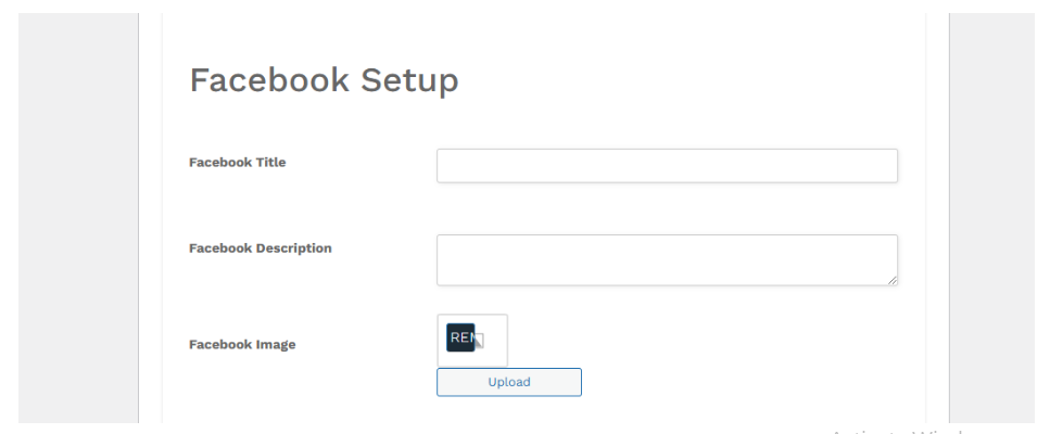 fb setup