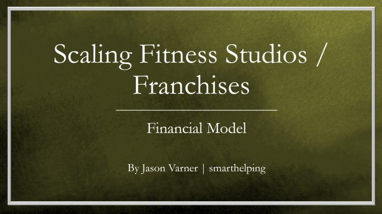 Fitness Studio Franchise Financial Model