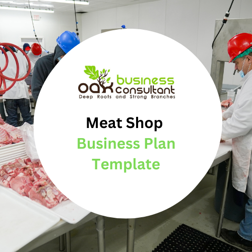 Meat Shop Business Plan Template - Product Image