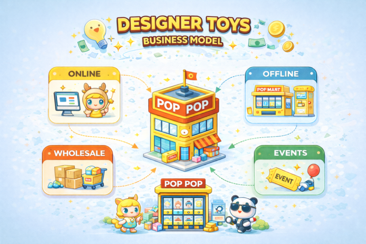 Designer Toy Business Forecast Model-IP-Driven Revenue & Cash Flow Analysis
